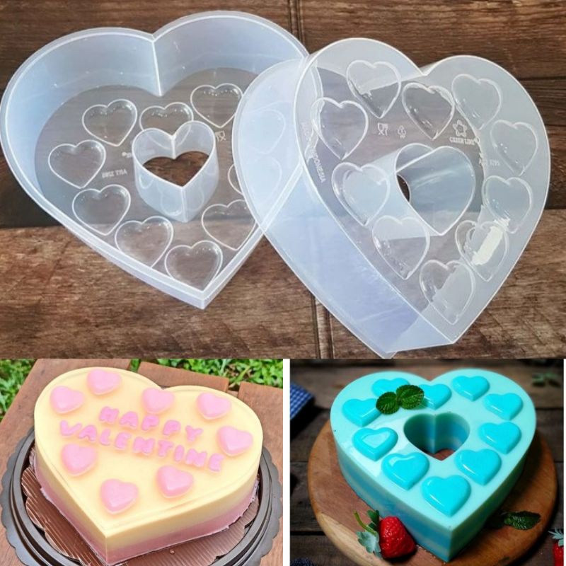 cetakan puding love / cetakan puding bentuk love / cetakan agar2