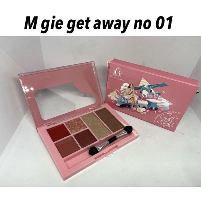 PALLETE EYESHADOW // madame get away /  getaway pallete eyeshadow