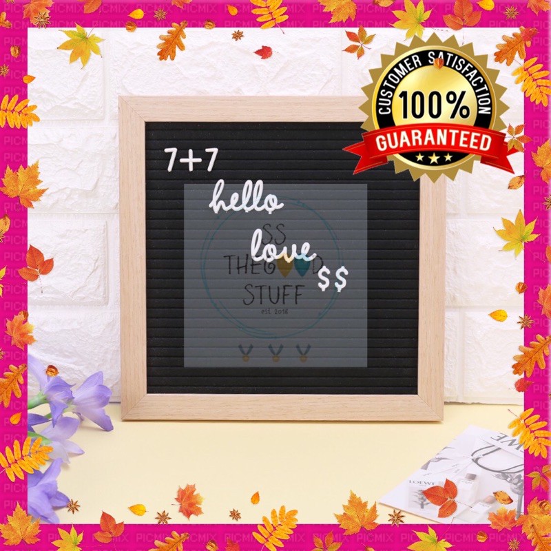 

Letter Board 220 pcs Huruf Angka / Letter Board Simbol Premium