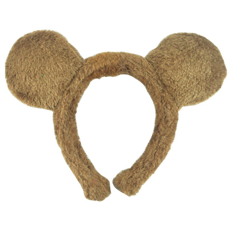 HBBB bando brown bear kuping beruang lucu headband cosplay