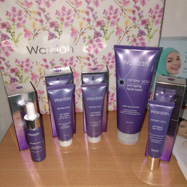Wardah Paket Anti Aging Anti kerut