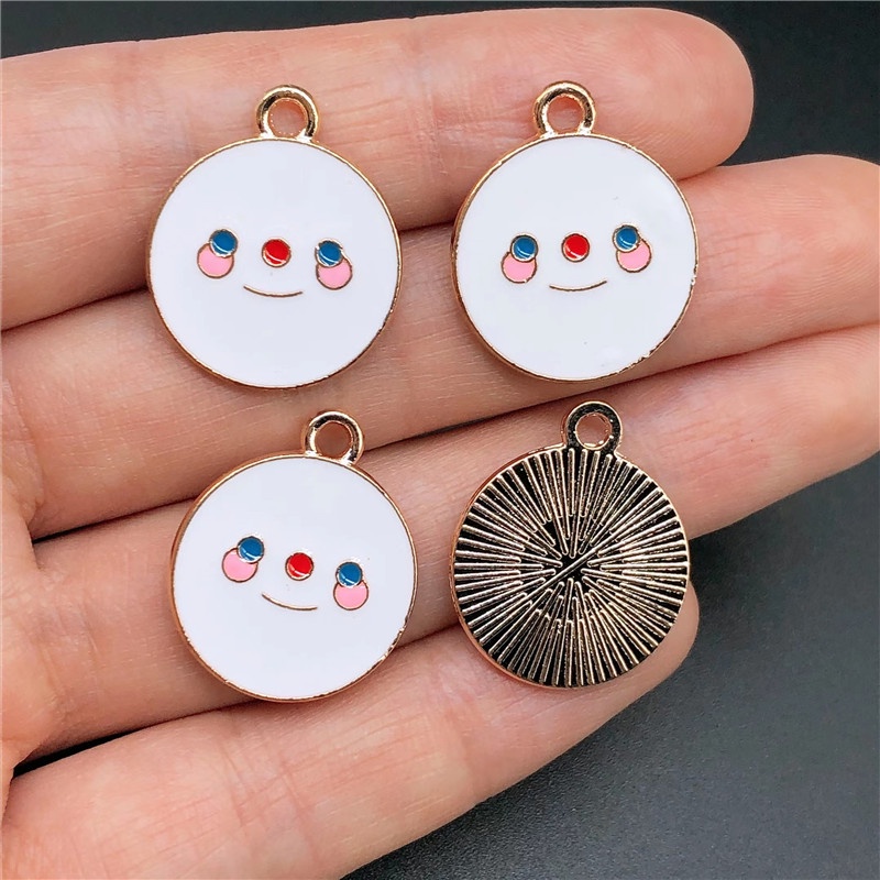 4pcs Liontin Bentuk Hewan Rubah Penguin Gajah Bahan Alloy Untuk Membuat Perhiasan Anting