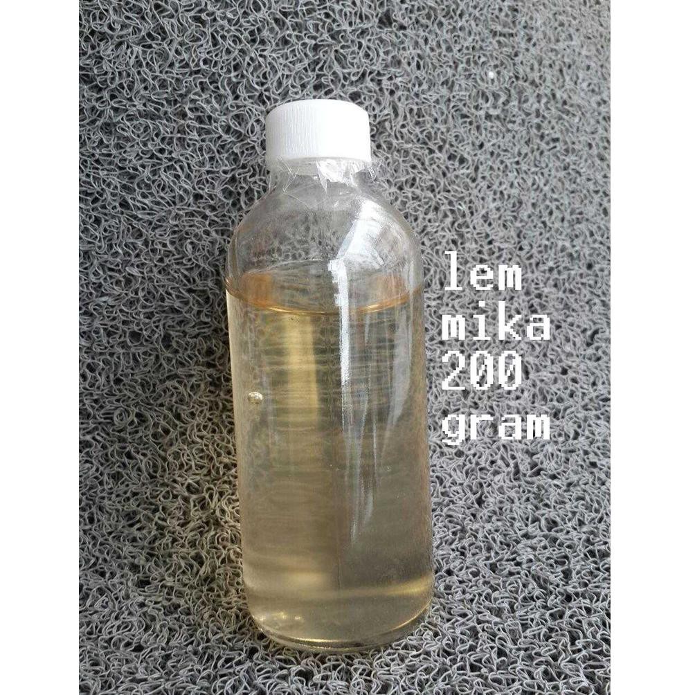 

Qo8> Lem Mika Plastik Bening Transparan (200 Gram) Kodee Tw1>