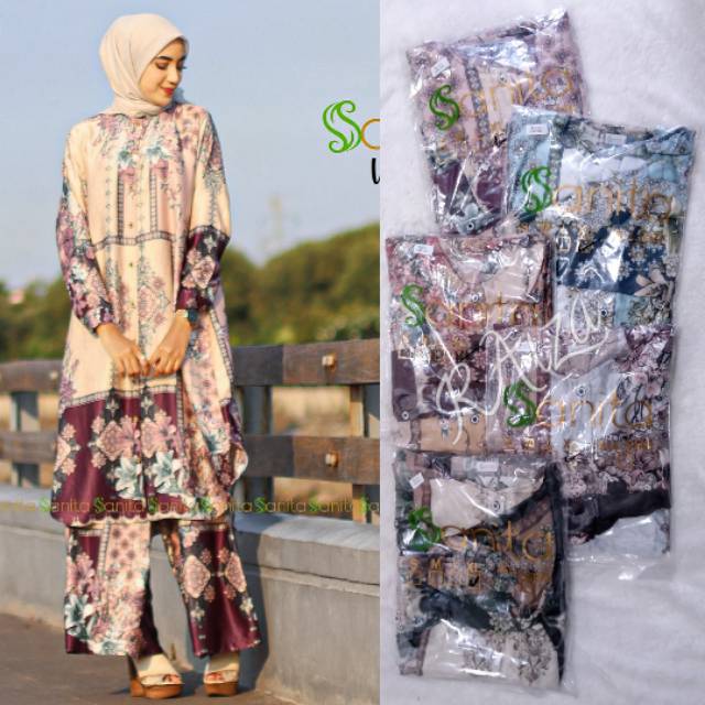Setcel Kulot Tunik Voanja by Sanita