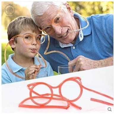 perabotrumahku SEDOTAN KACAMATA sedotan anak dewasa kacamata minum  sedotan kacamata sedotan S019