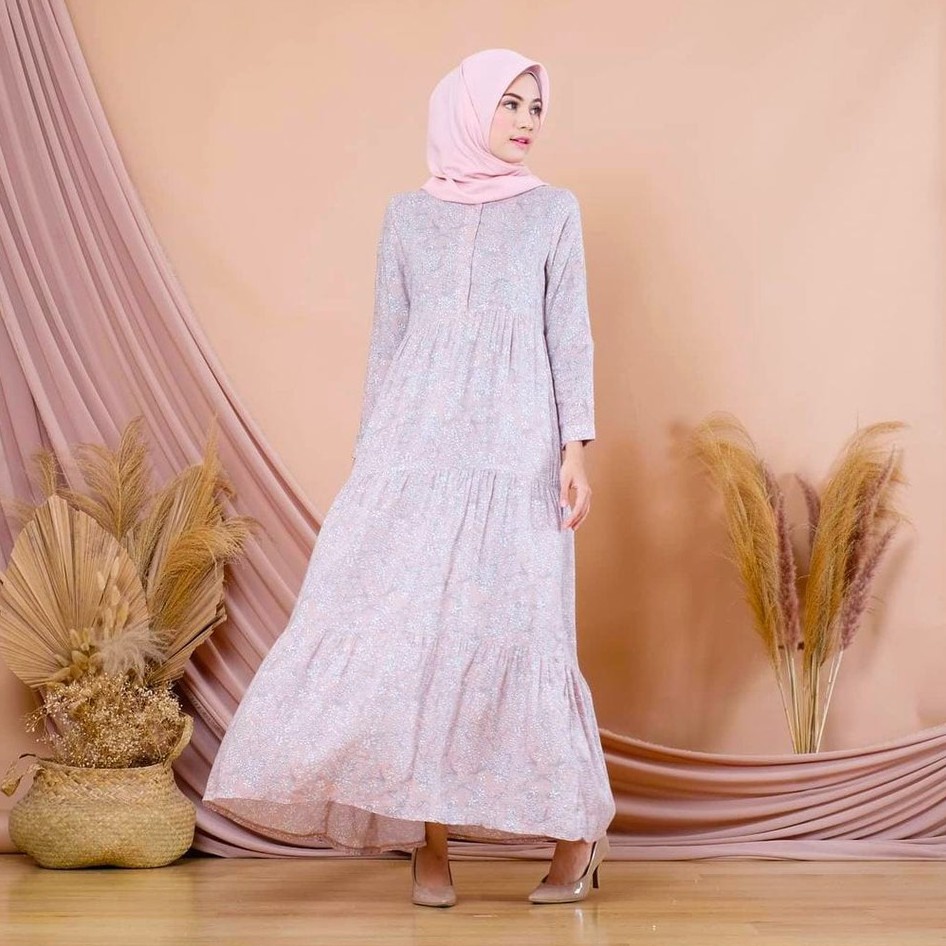 Maitara homey dress gamis busui jumbo rayon viscose homedress rayon premium jumbo