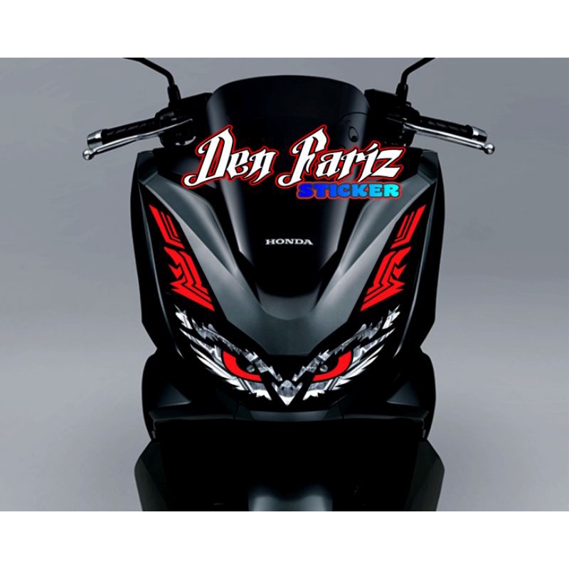 Stiker lampu pcx 160 Stiker mata elang pcx 160