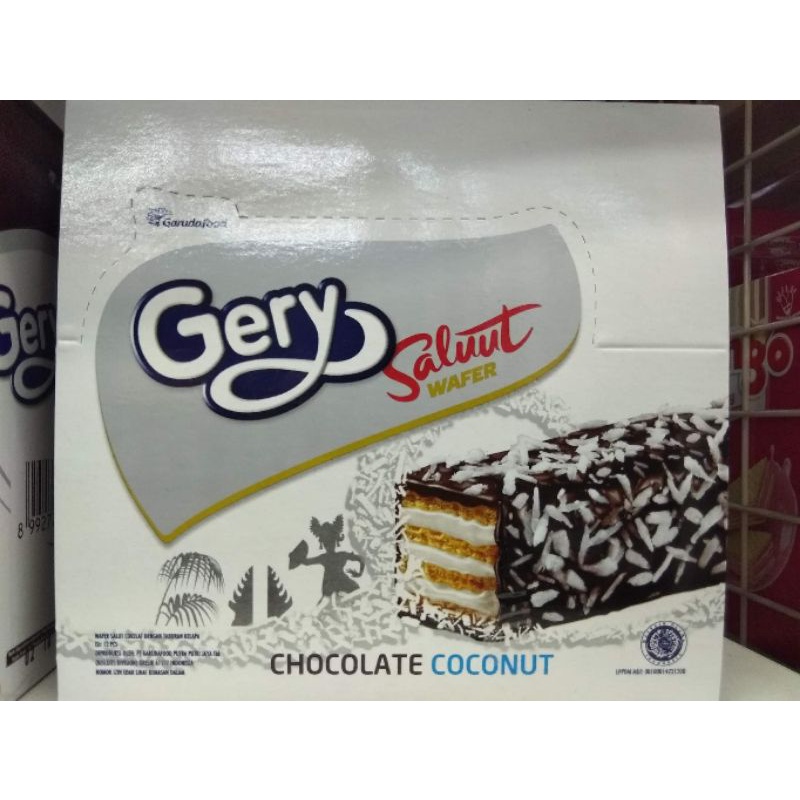 

Gery Salut Wafer Chocolate Coconut Isi 12 Pcs