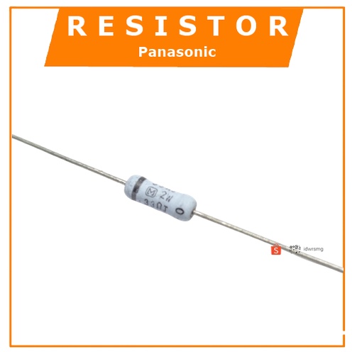 RESISTOR 2 WATT 33R 33 Ohm 5% R 2W Resistor Panasonic 33Ohm 2Watt