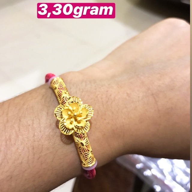 Gelang pandora emas