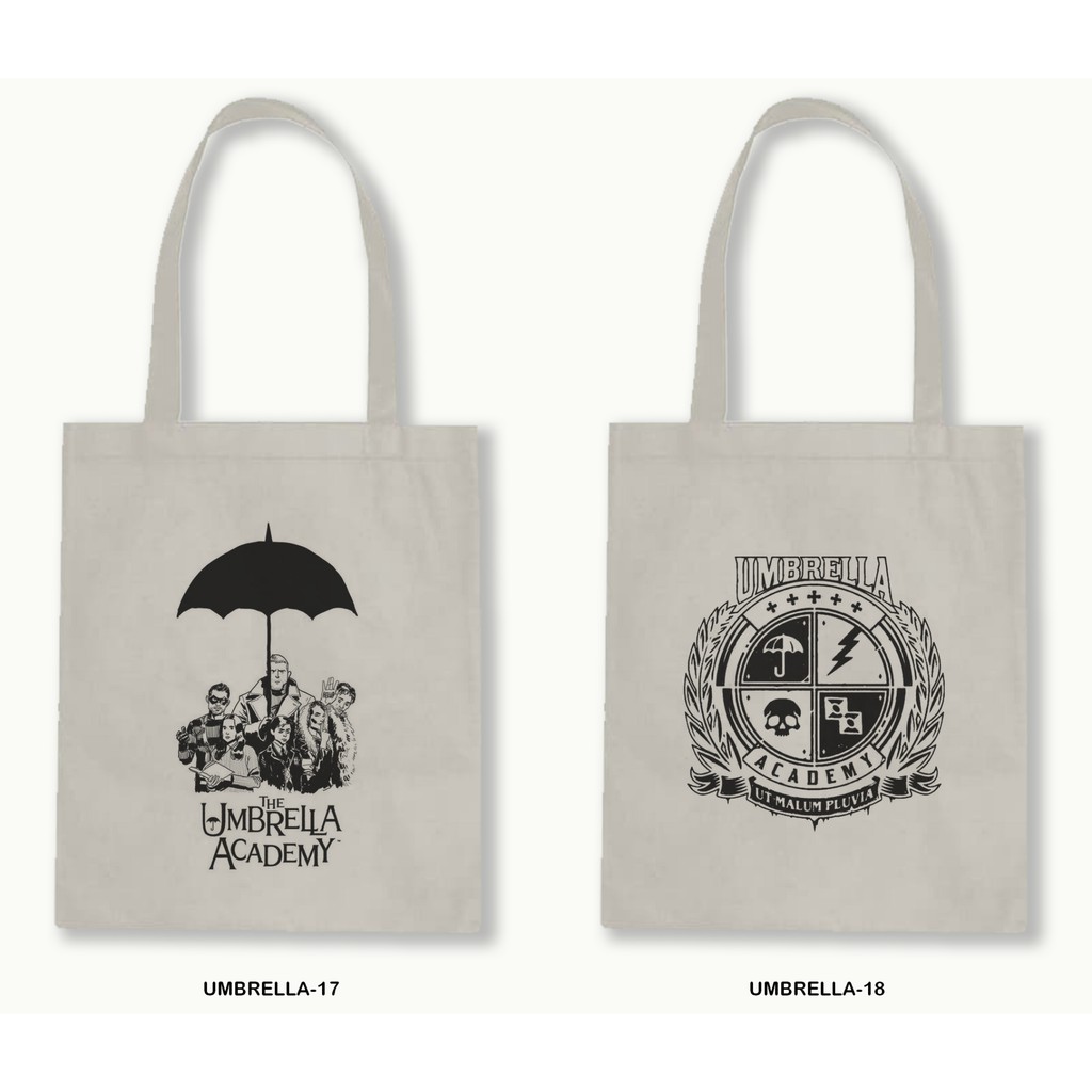 TOTE BAG BLACU 30X40 -THE UMBRELLA ACADEMY-02