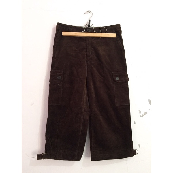 UNIQLO CORDUROY CARGO PANTS CELANA KULOT ORIGINAL