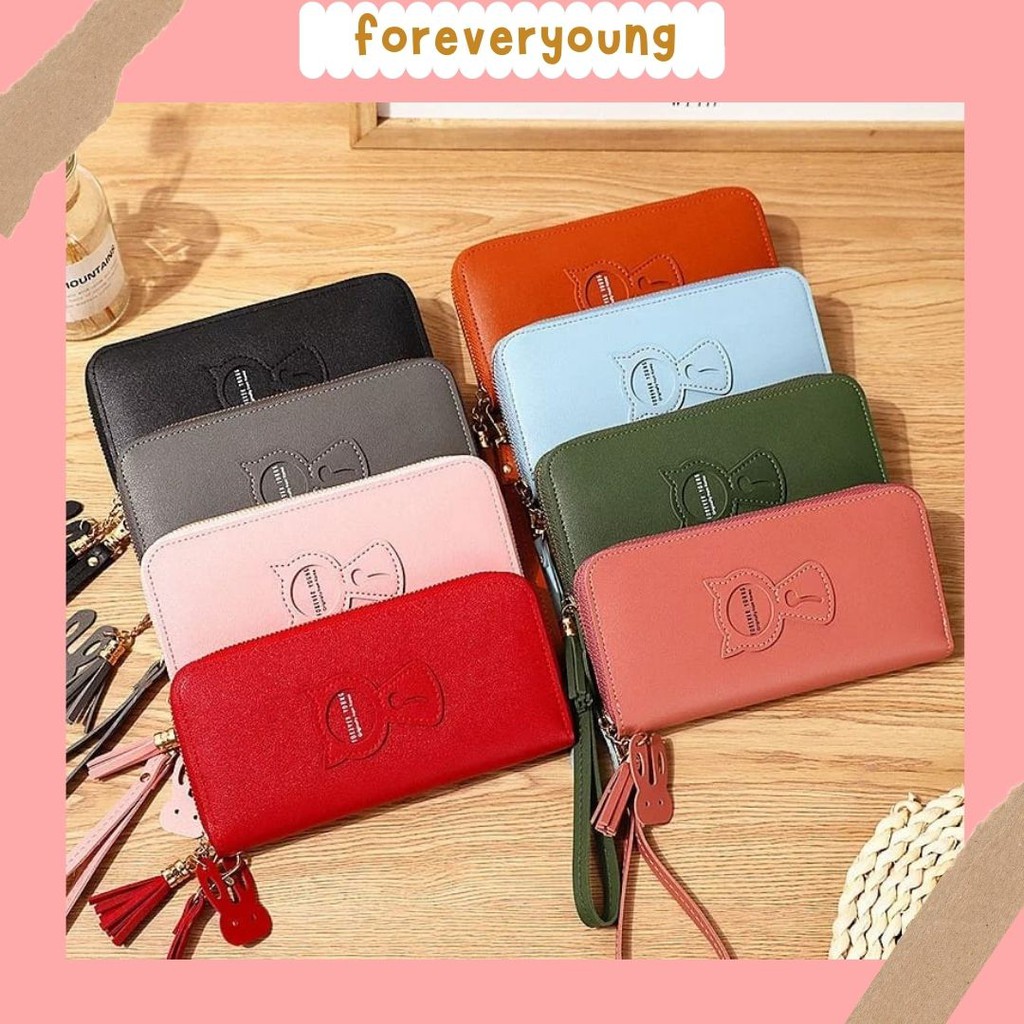 ( Fy ) COD termurah Dompet import dompet Wanita Dompet wanita Panjang  dompet murah cantik real pic