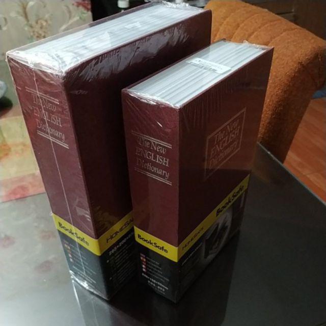 Size M - Deposit Box Kotak Penyimpan Uang Atau Perhiasan Model Buku