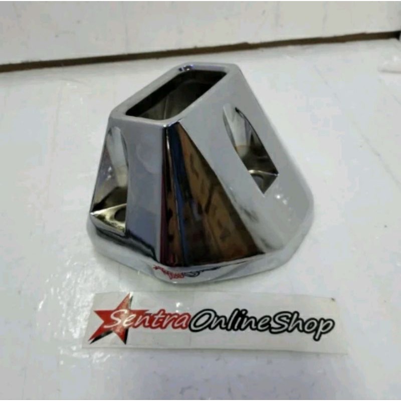 cap tail moncong cover knalpot vario 125 150 all new terbaru 2018 crome original LP