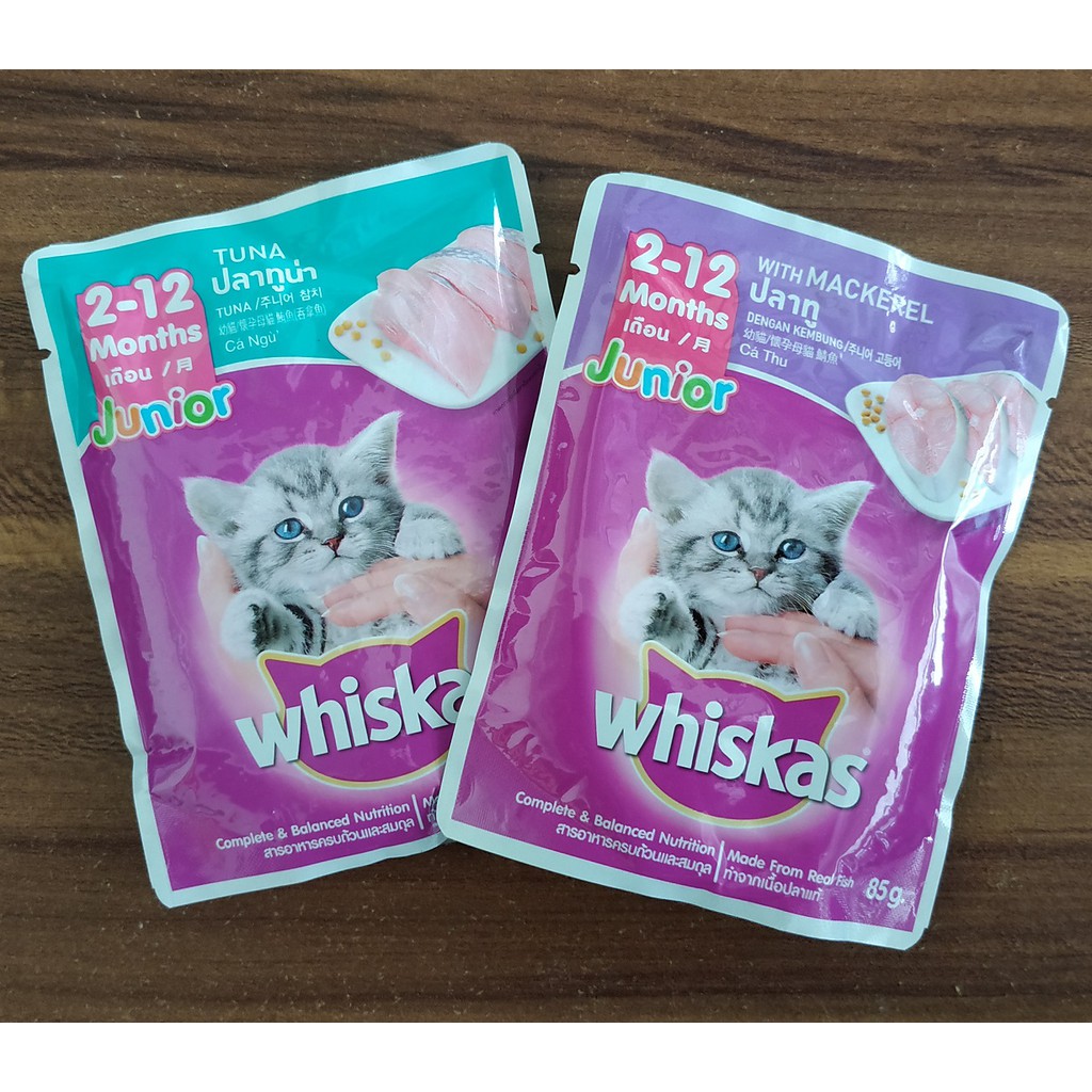 whiskas tuna pouch