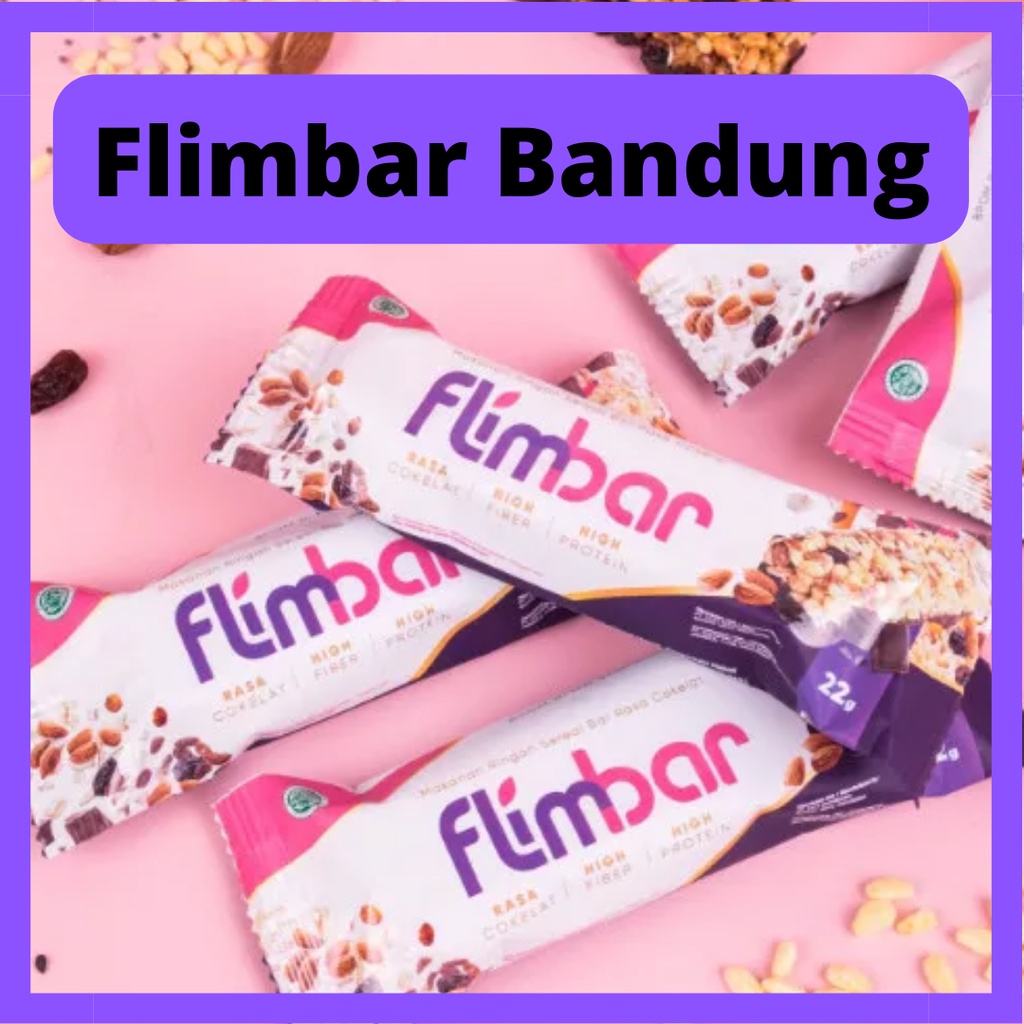 

Flimbar Rasa Coklat Cemilan Praktis 1 Box isi 12 Bar Tinggi Protein dan Fiber by Flimty