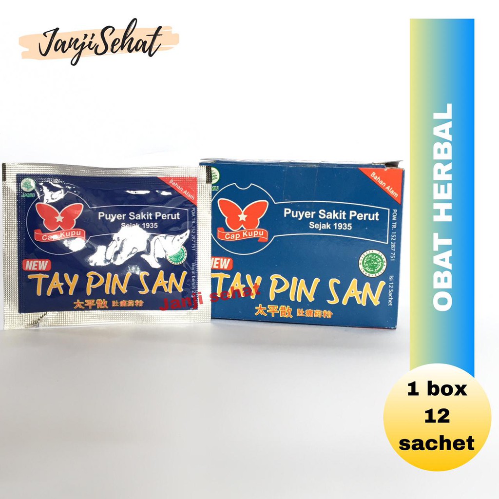 Jual Tay Pin San Puyer Sakit Perut Isi 12 Sachet Shopee Indonesia 1745