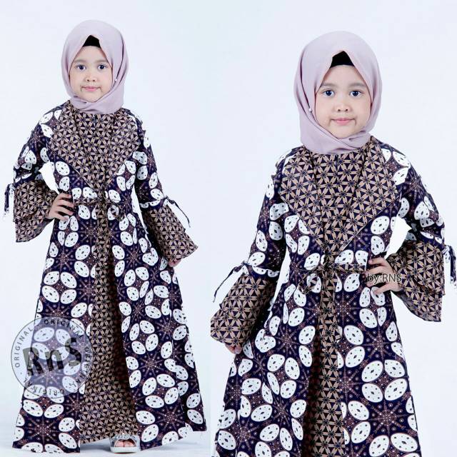 Grosir Batik Anak Wanita Maura Couple - Sania Ruffle Batik NRAA56OS7OaZrl3