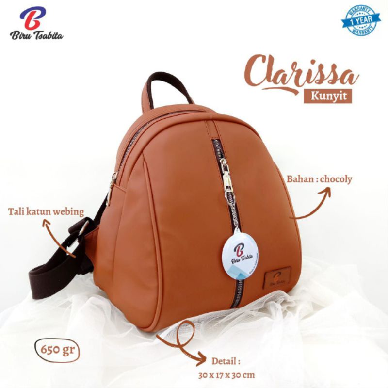 tas Clarissa biru tsabita