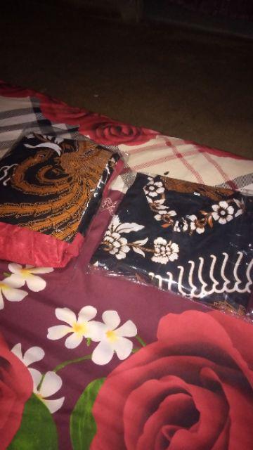 Cp Gamis Batik 2733 - Couple Gamis Brokat Sawunggaling Tersedia Ukuran S,m,l,xl,xxl&xxxl