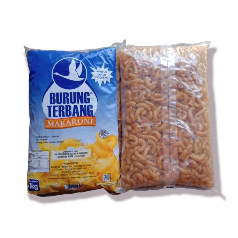 

Makaroni burung terbang/ Makaroni mentah