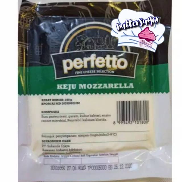 

KEJU MOZARELLA PERFETTO 250GR / KEJU LELEH