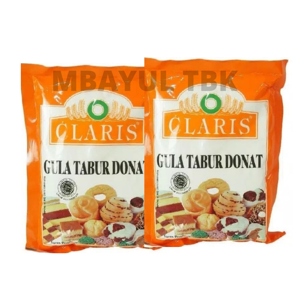 

Claris gula tabur donat/gula dingin 250gr