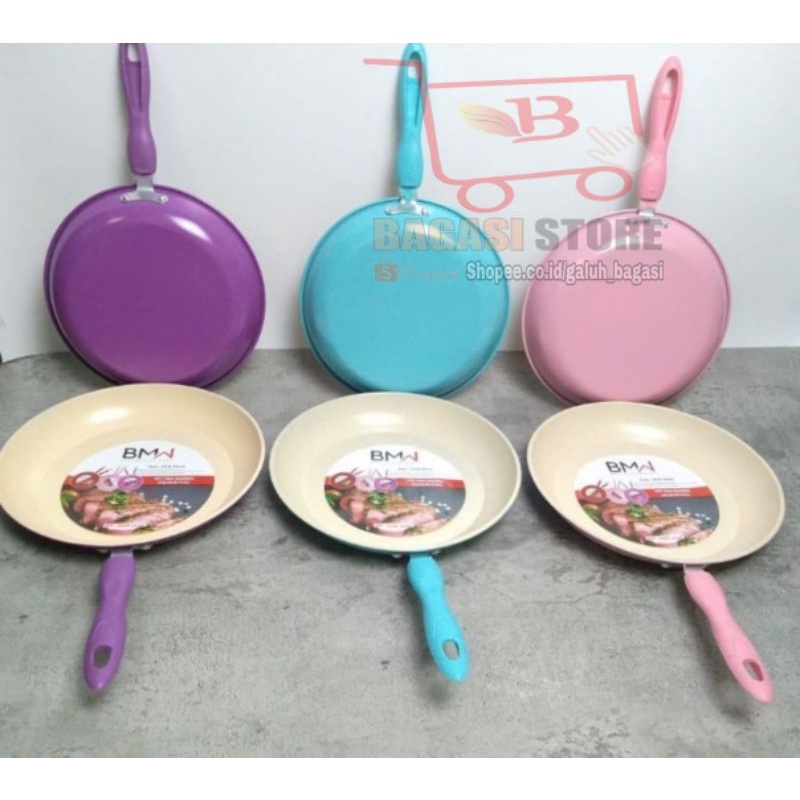 Bmw Frypan Marble Marbel Set Bmw Wajan