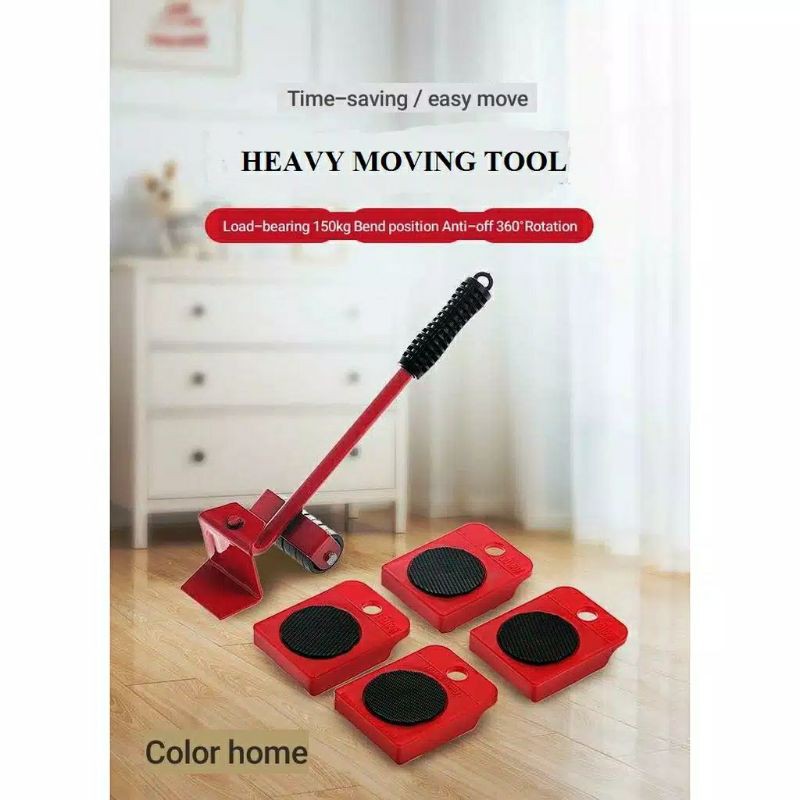 Moving Tools Artifact Furniture Mover Tool Alat Roda Pemindah Lemari Tempat Tidur Meja Barang Berat