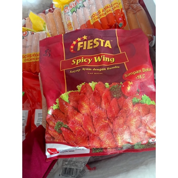 

Fiesta Spicy Wing / Sayap Ayam dengan Bumbu Pedas 500 gr