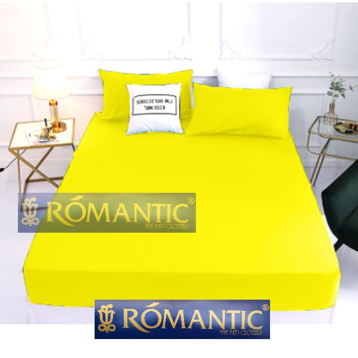 Sprei kuning golkar emboss katun jepang disperse seprai dingin lembut microfiber home decoration