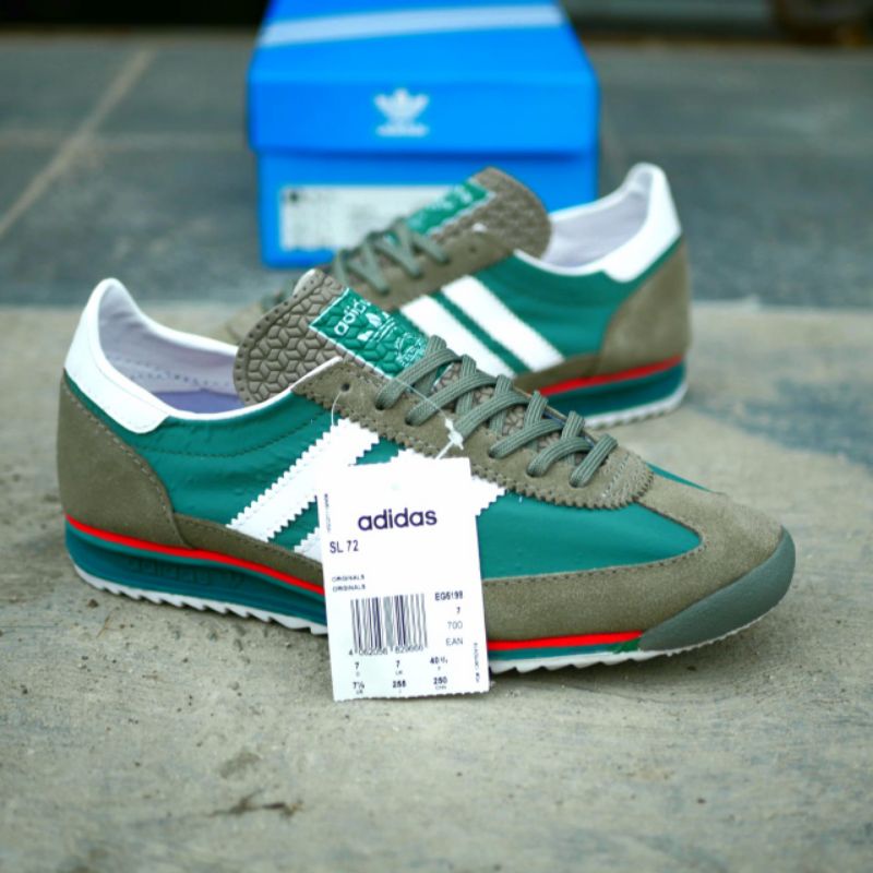ADIDAS SL72 OLIVE GREEN WHITE