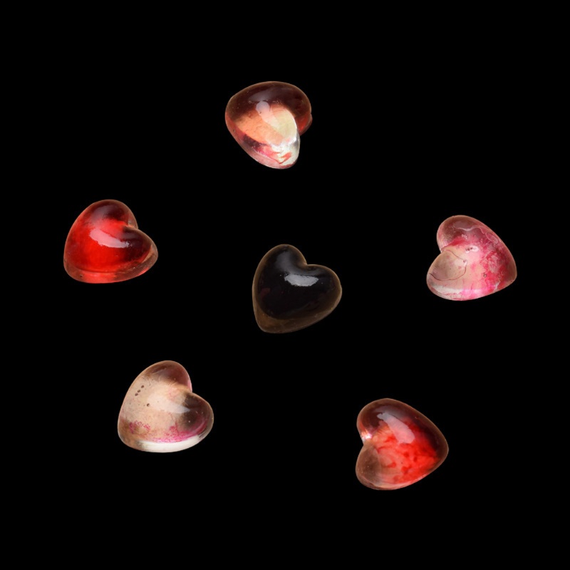 SIY  3D Heart Shape Pendant Epoxy Resin Silicone Mold Jewelry Making Mini Heart Soap Wax Candle Chocolate Molds Craft Tools