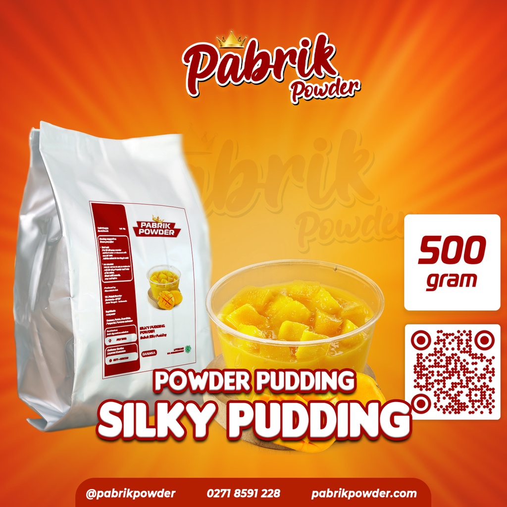 Silky Pudding Powder Bubuk Puding Agar Jely