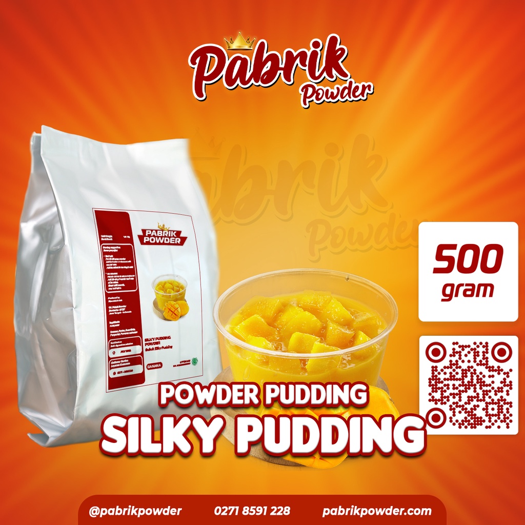 Silky Pudding Powder / Bubuk Puding 500 gram