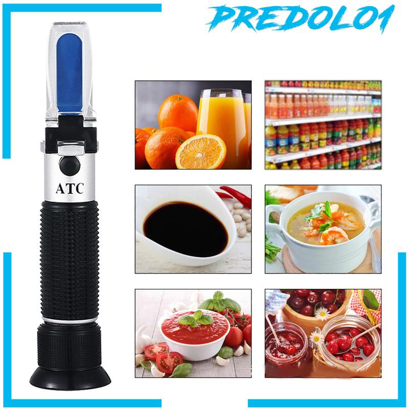 (Predolo1) Brix Refraktometer Pengukur Kadar Gula 0-32 Derajat Untuk Home Brewing