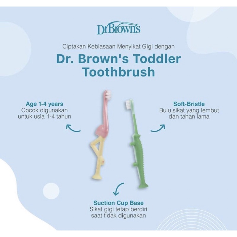 Dr.Brown’s infant-to-toddler toothbrush