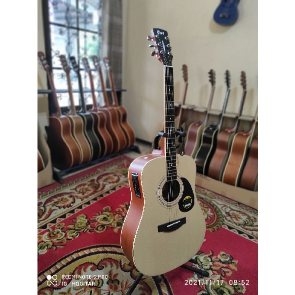 gitar akustik elektrik cort ad810 custom high.