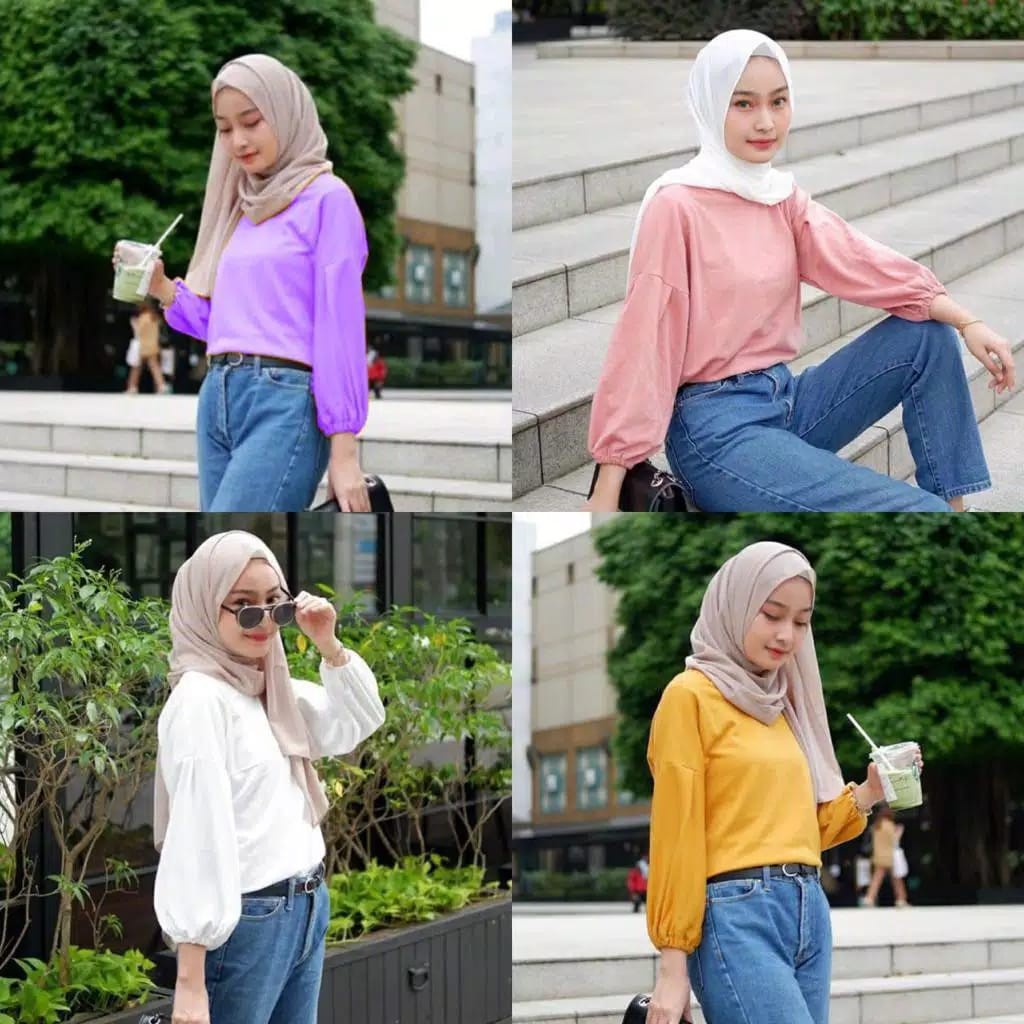 LUCY TOP BLOUSE / ATASAN WANITA MUSLIM