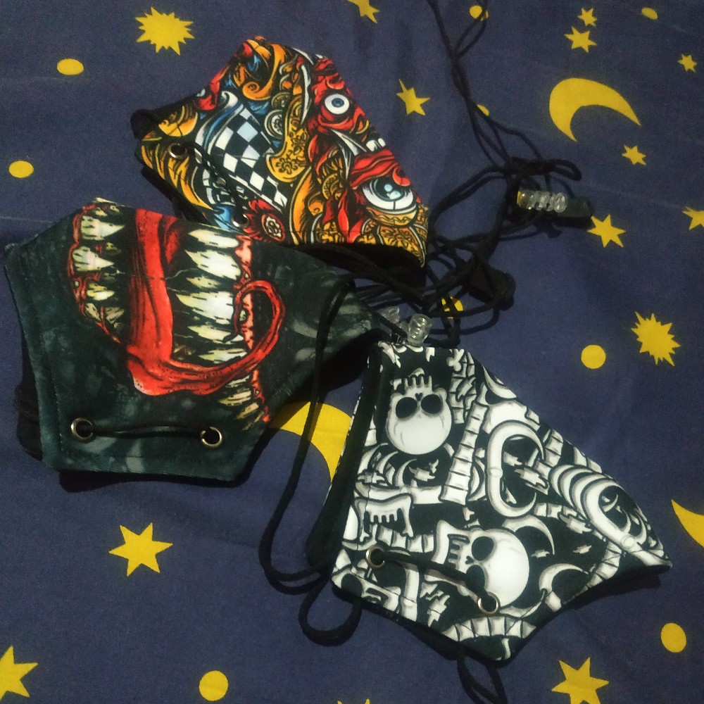 [cod] Masker 3ply Fashion Print Two Face 3r Barong Art 6