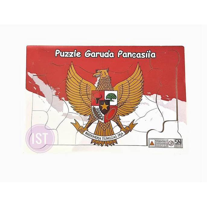 Puzzle Papan Kayu Garuda Pancasila