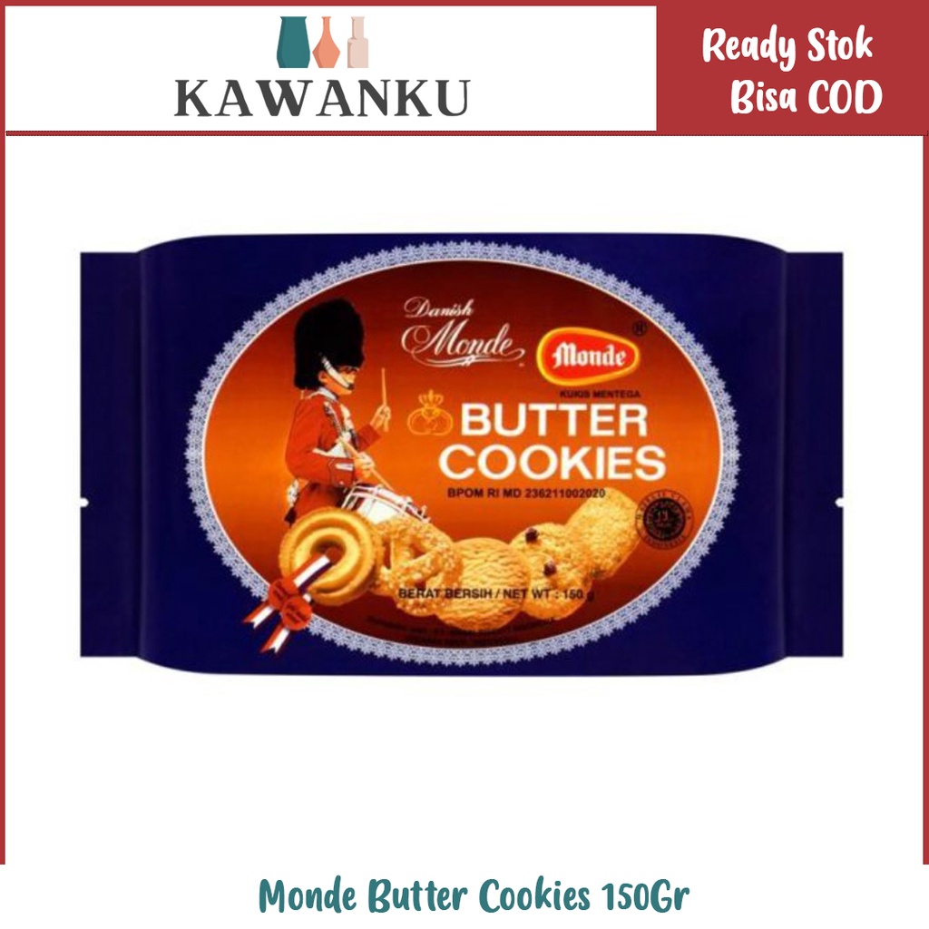 

Monde Butter Cookies 150Gr