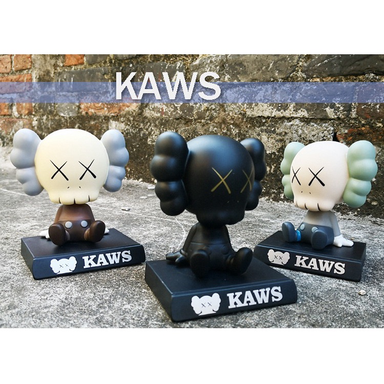 Kaws Phone Holder Lucu Dekorasi Hias Mobil Rumah Premium Cute Korea Figure