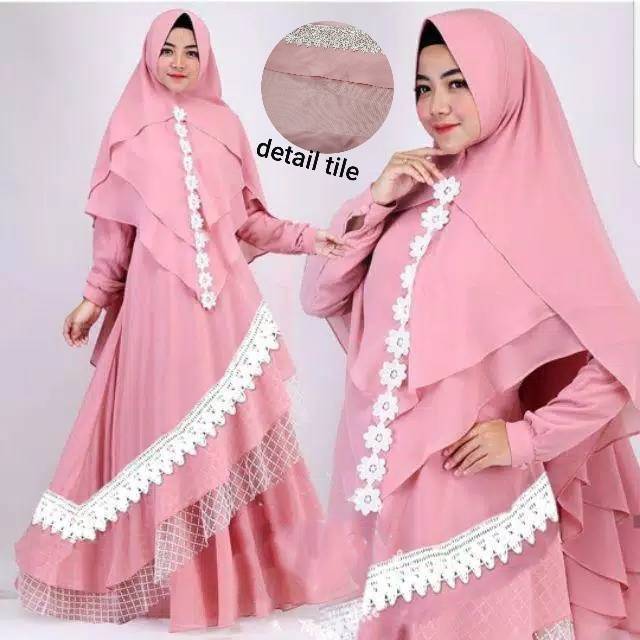 Baju Gamis Muslim Terbaru 2020 2021 Model Baju Pesta Wanita kekinian Bahan Velvet Kondangan remaja