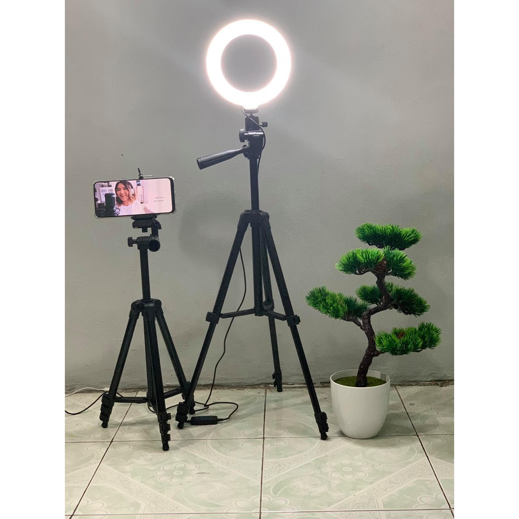 Ringlight 26 Plus Tripod Untuk Livestreaming Ringlight TiktoK