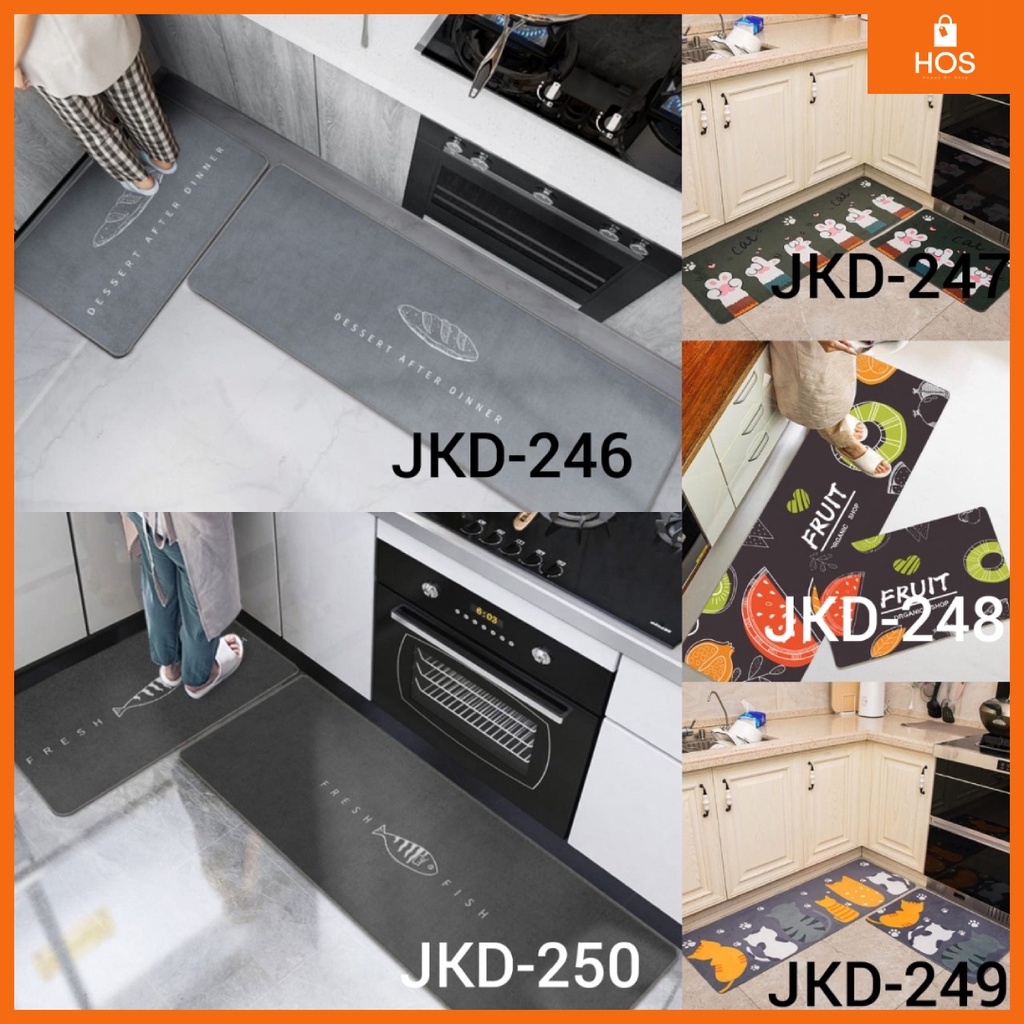 KESET DAPUR 2in1 (1set isi 2pcs)  LEMBUT ANTI SLIP NEW 246-280 BAHAN PREMIUM l Happyonshop