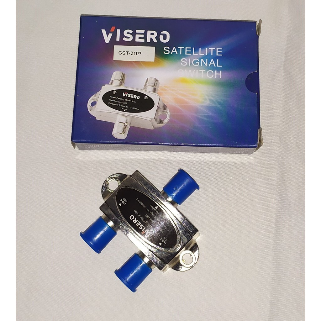 SPLITER ANTENA SATELIT PARABOLA 2 IN 1 BISA BUAT 2 TV-GST-2103