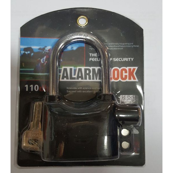 Gembok Alarm Anti Maling (Alarm lock, Kunci Gembok Alarm)