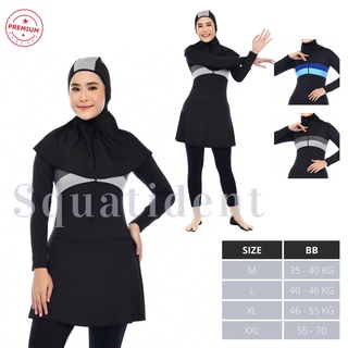 Baju Renang Muslimah Dewasa List Dada RMD Baju renang muslimah dewasa baju renang perempuan remaja baju renang wanita